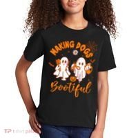 Making Dogs Bootiful Funny Halloween Dog Grooming Groomer Kids T-Shirt thumb 2