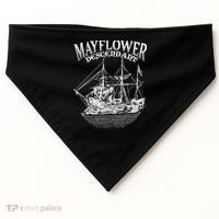 Mayflower Descendant Boat History Gift Usa Pilgrim Fathers USA-Made Doggie Bandana thumb 0