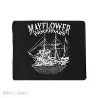 Mayflower Descendant Boat History Gift Usa Pilgrim Fathers Mousepad thumb 0