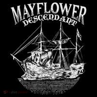 Mayflower Descendant Boat History Gift Usa Pilgrim Fathers Ornament thumb 1