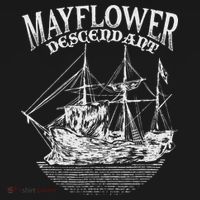 Mayflower Descendant Boat History Gift Usa Pilgrim Fathers Women's Tank Top thumb 5