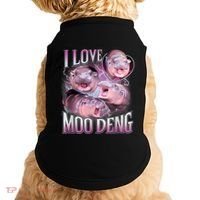Moo Deng Baby Pygmy Hippos Thailand Doggie Tank thumb 0