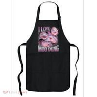 Moo Deng Baby Pygmy Hippos Thailand Apron thumb 0