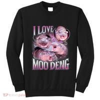 Moo Deng Baby Pygmy Hippos Thailand Sweatshirt thumb 0