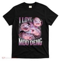Moo Deng Baby Pygmy Hippos Thailand T-Shirt thumb 0