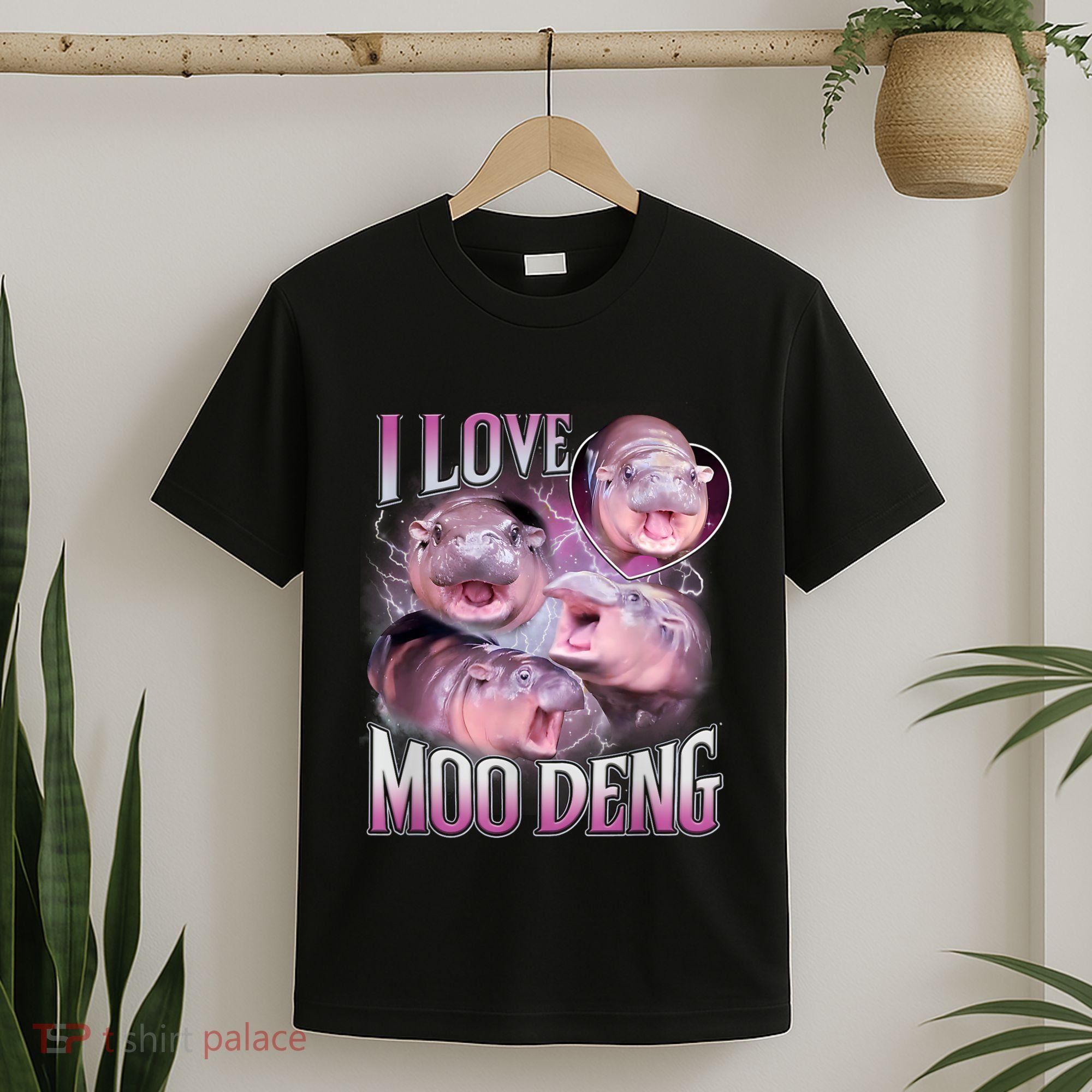 Moo Deng Baby Pygmy Hippos Thailand T-Shirt