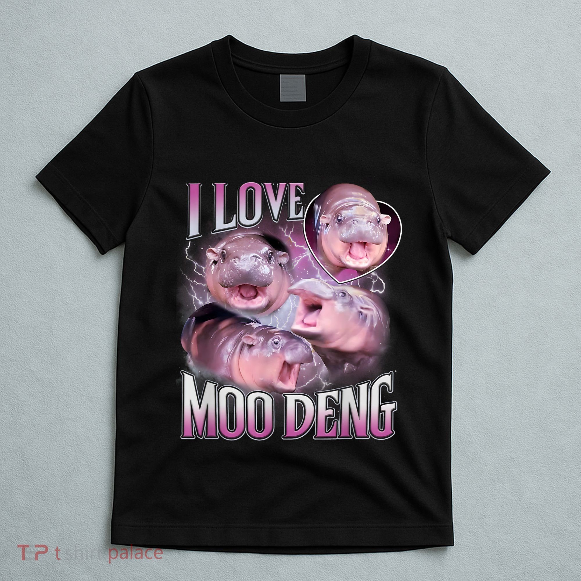 Moo Deng Baby Pygmy Hippos Thailand T-Shirt