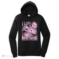 Moo Deng Baby Pygmy Hippos Thailand Women's Hoodie thumb 0