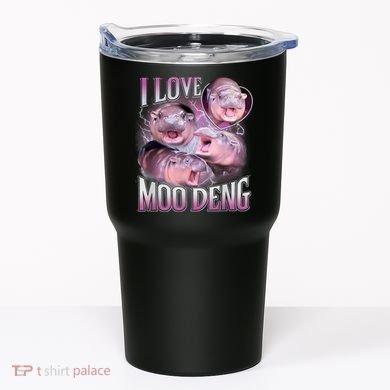 Moo Deng Baby Pygmy Hippos Thailand Tumbler