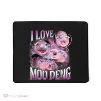 Moo Deng Baby Pygmy Hippos Thailand Mousepad thumb 0