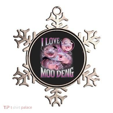 Moo Deng Baby Pygmy Hippos Thailand Ornament