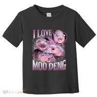 Moo Deng Baby Pygmy Hippos Thailand Toddler T-Shirt thumb 0