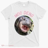 Moo Deng Bouncy Pig In Thai Picture The Cute Baby Hippo Gift T-Shirt thumb 0