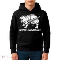 Moo Dang Become Ungovernable Kids Hoodie thumb 4