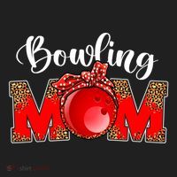 Mothers Day Bowling Mom Leopard Game Day Mom Life Cute Gift Women's Sweatshirt thumb 2