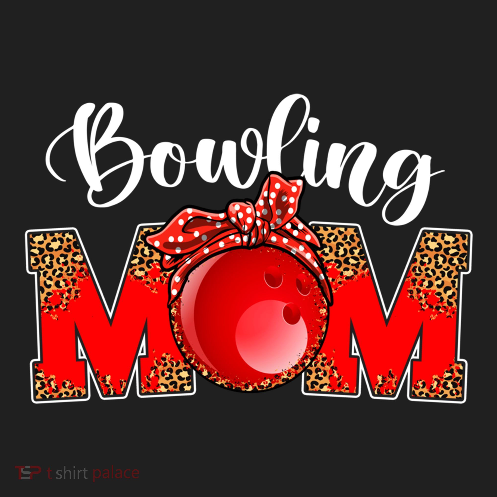 Mothers Day Bowling Mom Leopard Game Day Mom Life Cute Gift Women's Sweatshirt