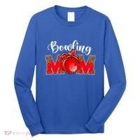 Mothers Day Bowling Mom Leopard Game Day Mom Life Cute Gift Long Sleeve Shirt thumb 0