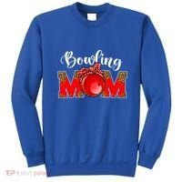 Mothers Day Bowling Mom Leopard Game Day Mom Life Cute Gift Sweatshirt thumb 0