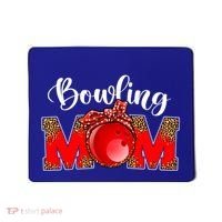 Mothers Day Bowling Mom Leopard Game Day Mom Life Cute Gift Mousepad thumb 0