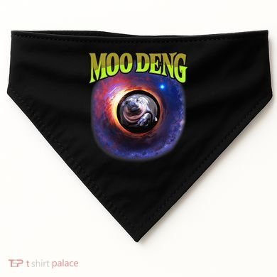 Moo Deng Baby Hippo USA-Made Doggie Bandana