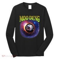 Moo Deng Baby Hippo Long Sleeve Shirt thumb 0
