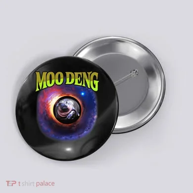 Moo Deng Baby Hippo Button