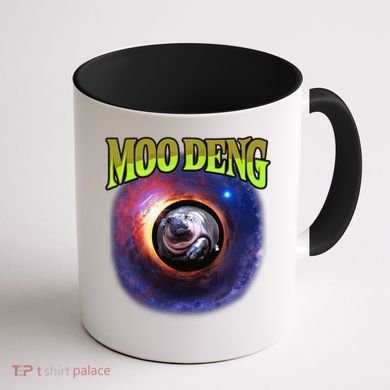 Moo Deng Baby Hippo Coffee Mug back