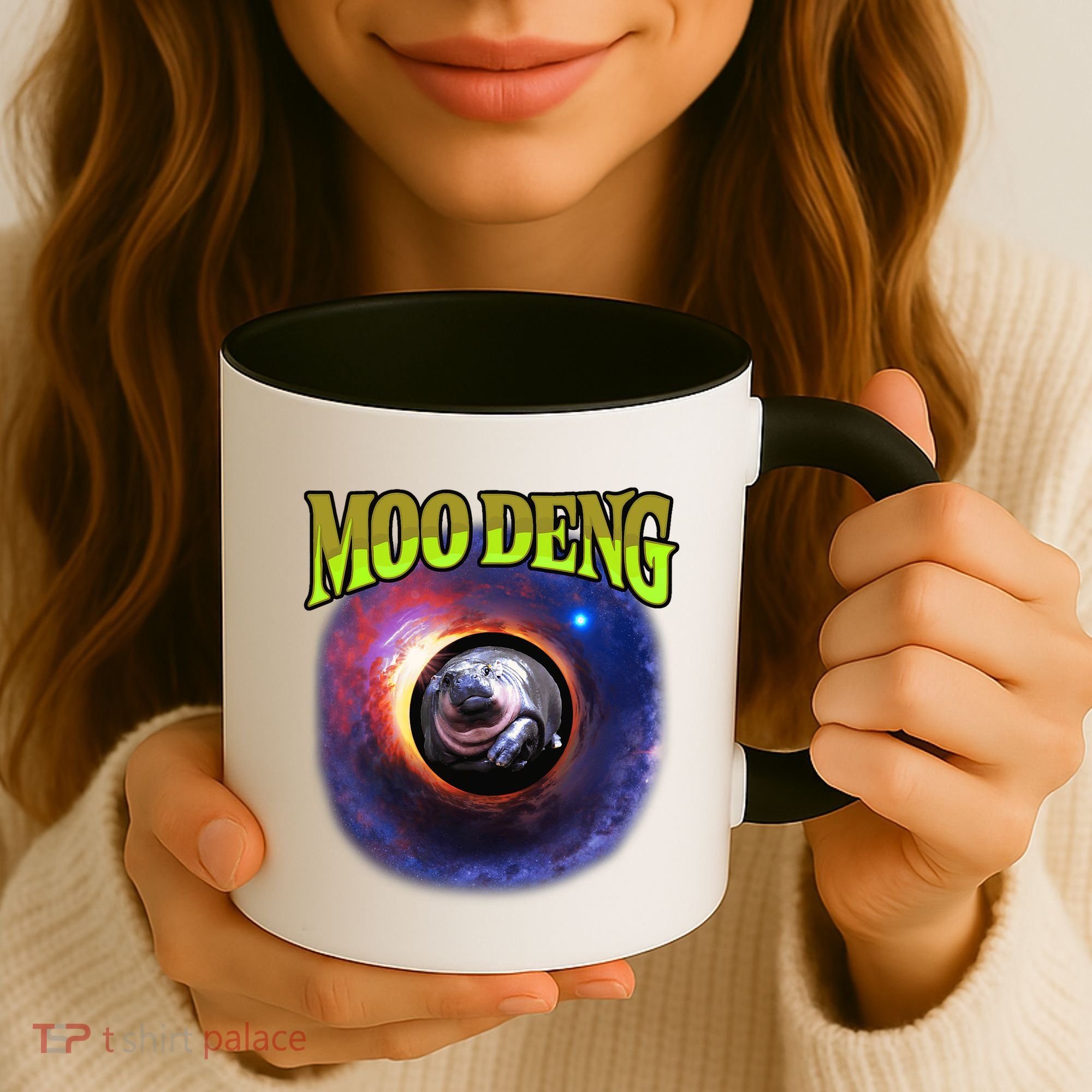 Moo Deng Baby Hippo Coffee Mug