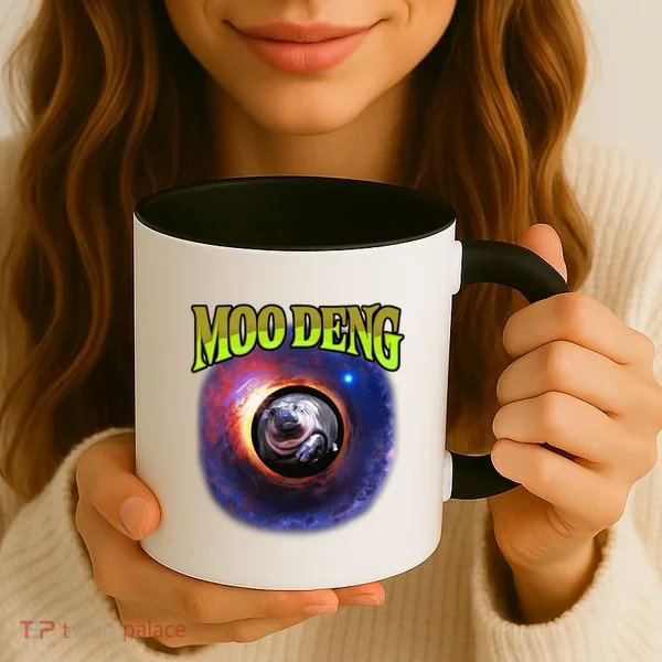 Moo Deng Baby Hippo Coffee Mug