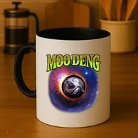 Moo Deng Baby Hippo Coffee Mug thumb 4