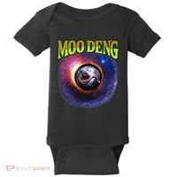 Moo Deng Baby Hippo Baby Bodysuit thumb 0