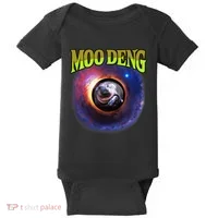 Moo Deng Baby Hippo Baby Bodysuit thumb 0