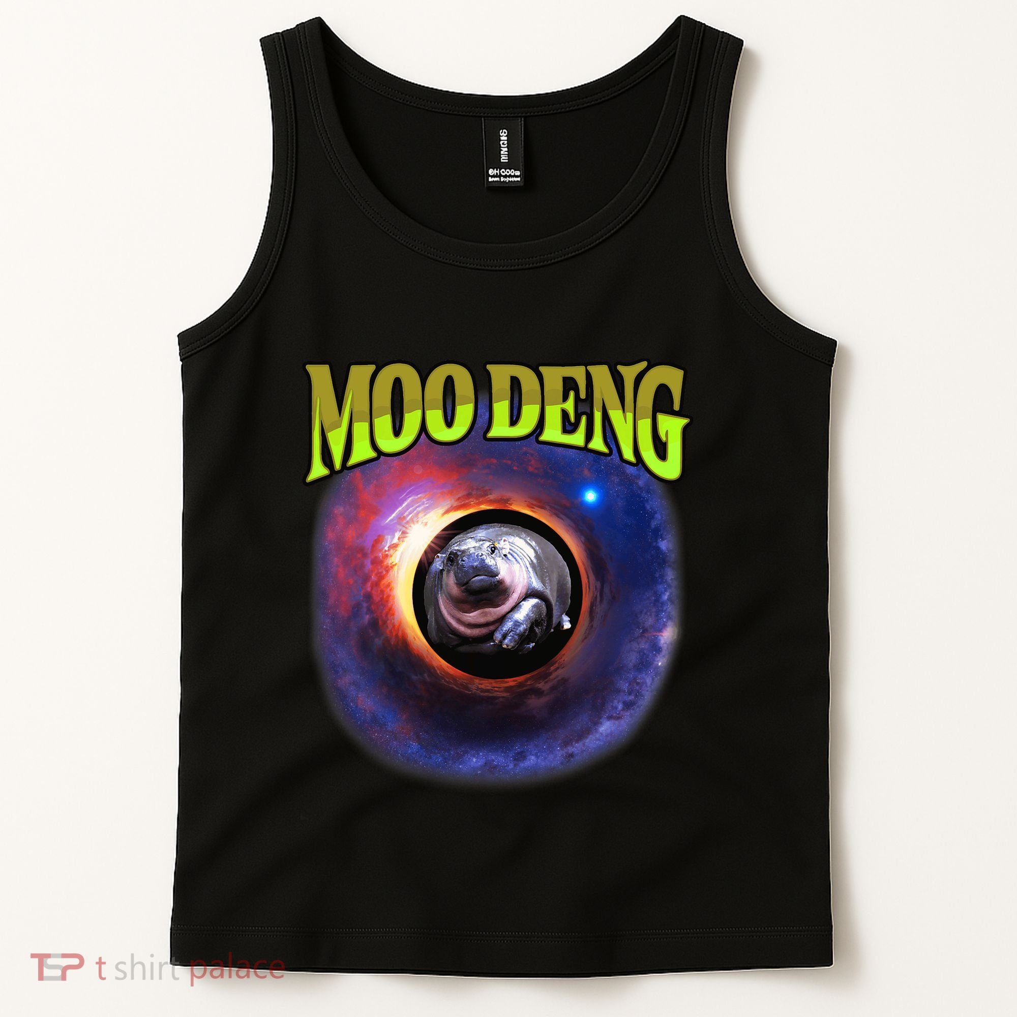 Moo Deng Baby Hippo Tank Top