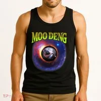 Moo Deng Baby Hippo Tank Top thumb 3