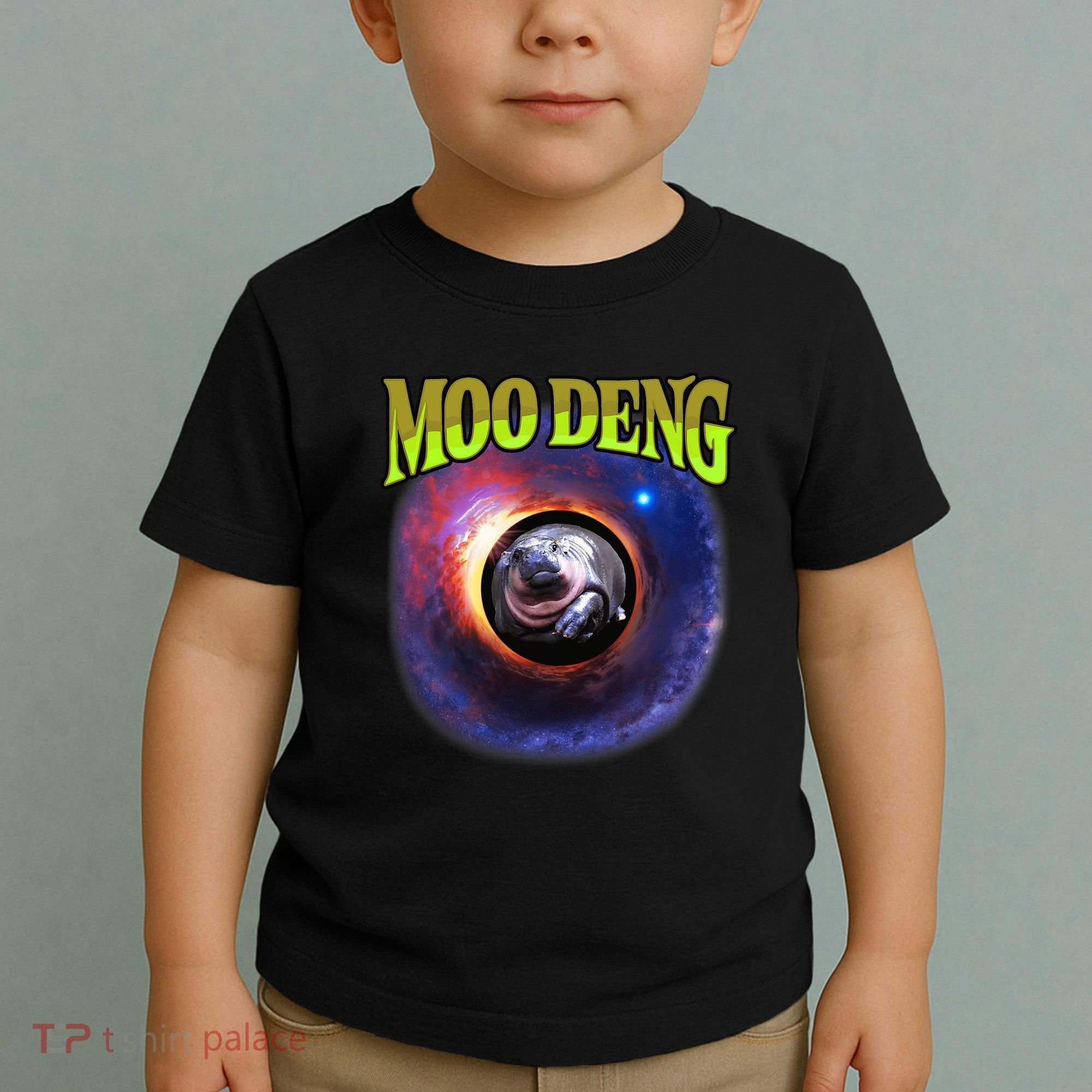 Moo Deng Baby Hippo Toddler T-Shirt