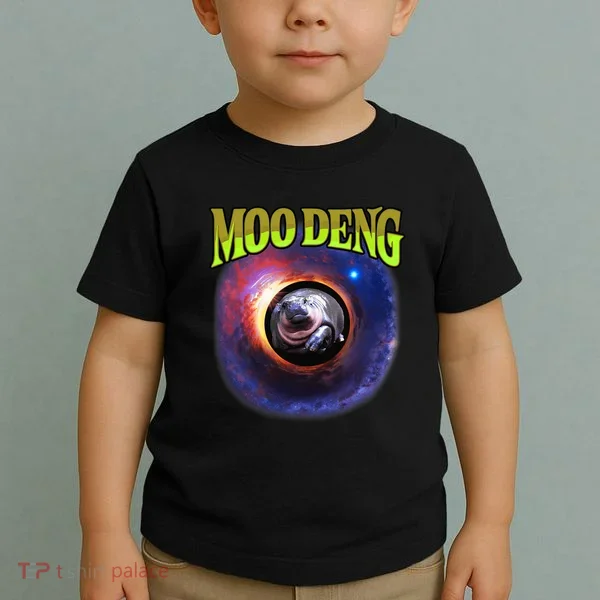 Moo Deng Baby Hippo Toddler T-Shirt