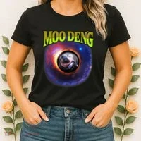 Moo Deng Baby Hippo Women's T-Shirt thumb 2