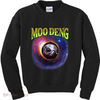 Moo Deng Baby Hippo Kids Sweatshirt thumb 0