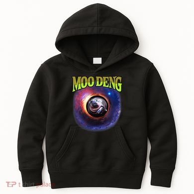 Moo Deng Baby Hippo Kids Hoodie