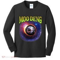 Moo Deng Baby Hippo Kids Long Sleeve Shirt thumb 0