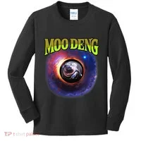 Moo Deng Baby Hippo Kids Long Sleeve Shirt thumb 0