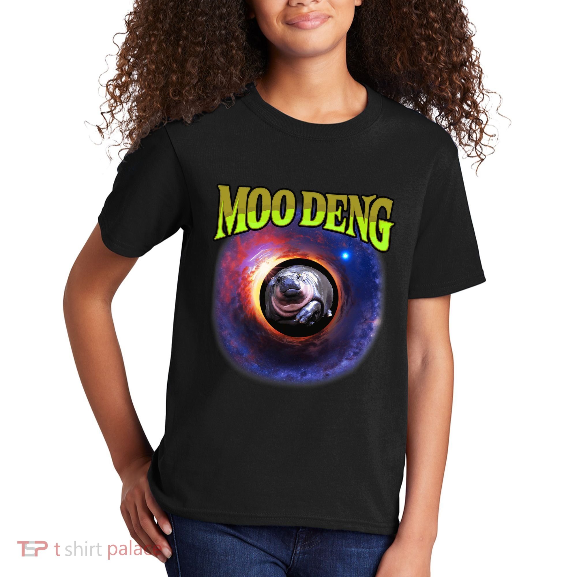 Moo Deng Baby Hippo Kids T-Shirt