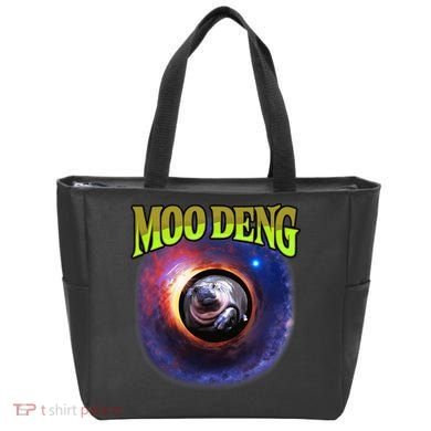 Moo Deng Baby Hippo Tote Bag