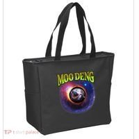 Moo Deng Baby Hippo Tote Bag thumb 2