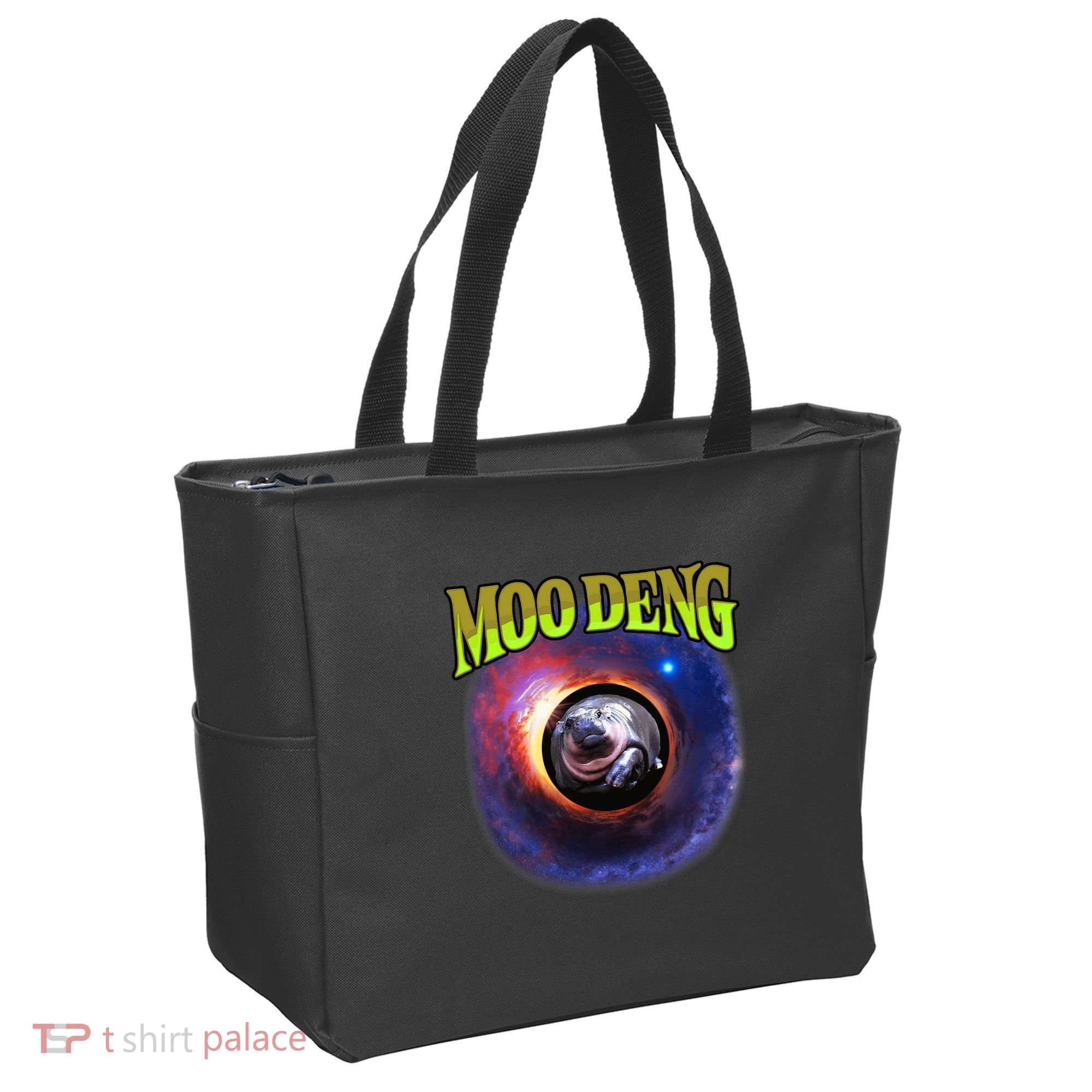 Moo Deng Baby Hippo Tote Bag