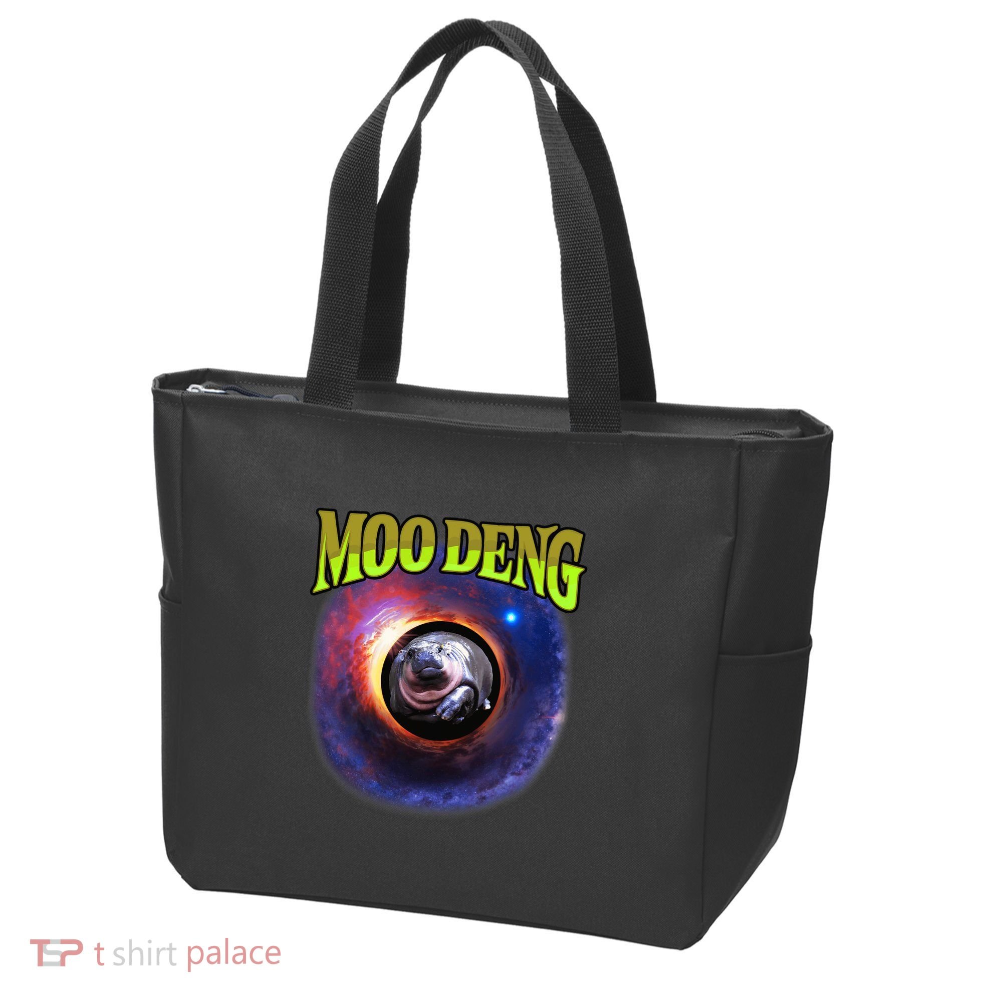 Moo Deng Baby Hippo Tote Bag
