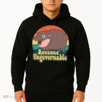 Moo Deng Become Ungovernable Hoodie thumb 2