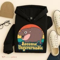 Moo Deng Become Ungovernable Hoodie thumb 4