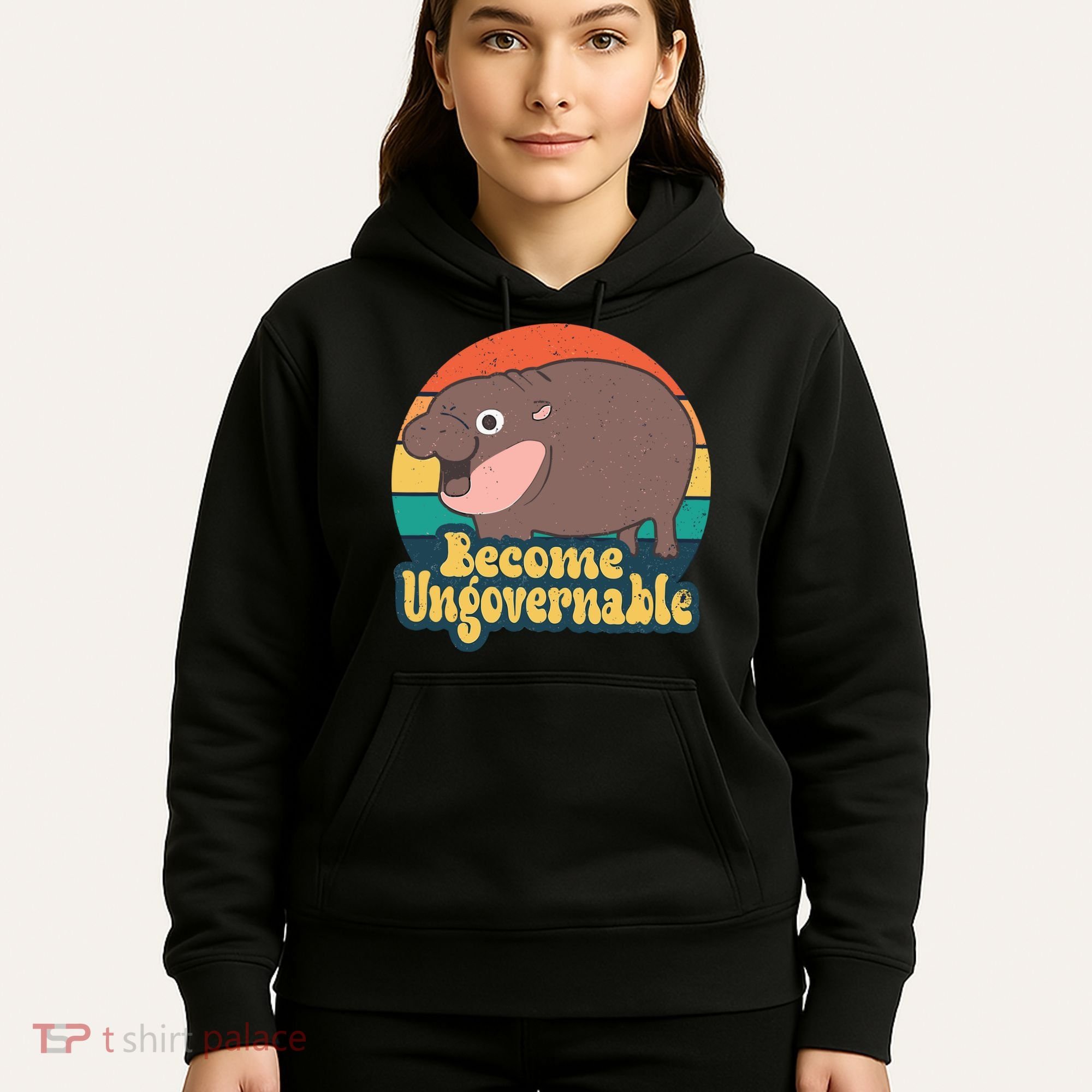 Moo Deng Become Ungovernable Hoodie