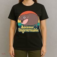 Moo Deng Become Ungovernable T-Shirt thumb 4